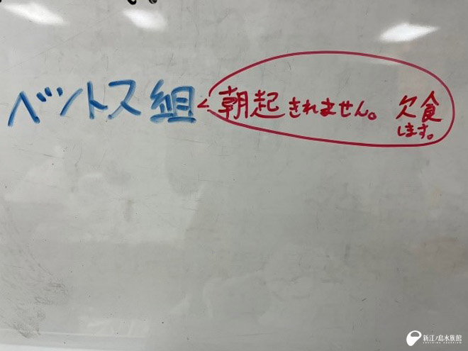 ホワイトボードの書き込み