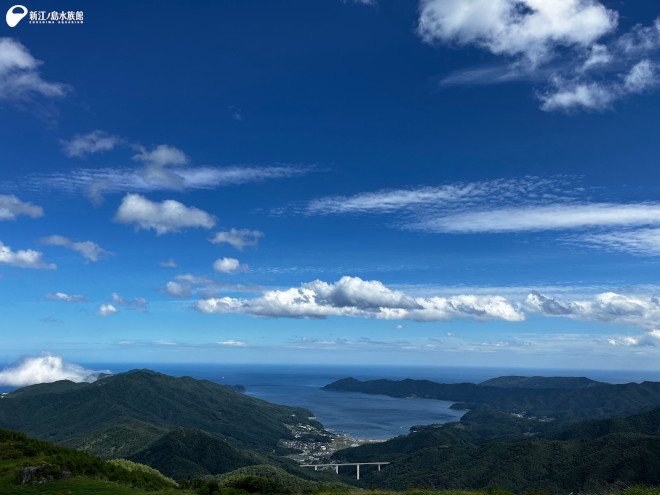 浪板海岸のある越喜来湾